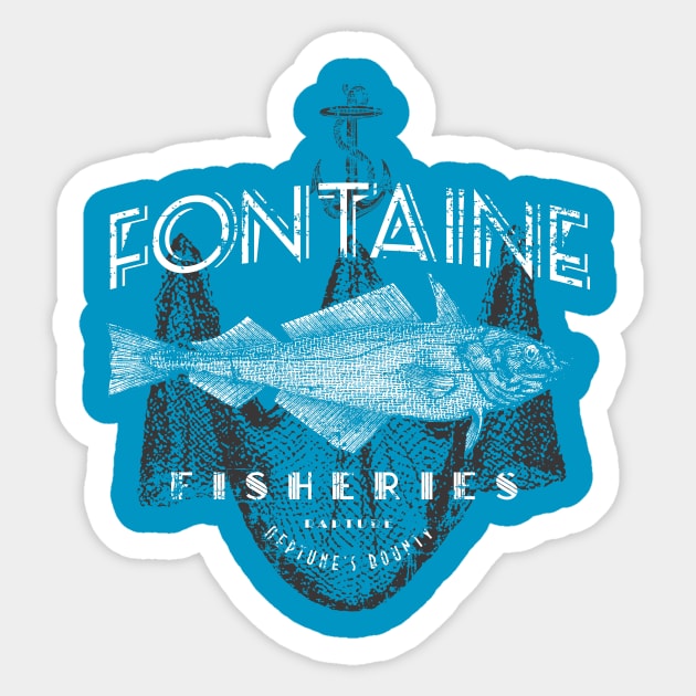 Fontaine Fisheries Sticker by MindsparkCreative